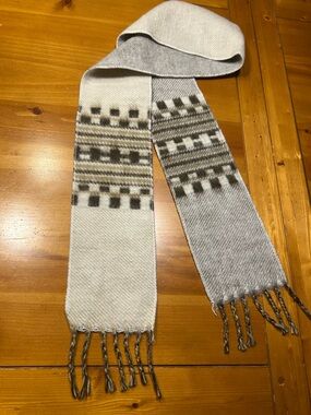 Alpaca scarf  ,bought directly from the women in Peru who were making them ! EC